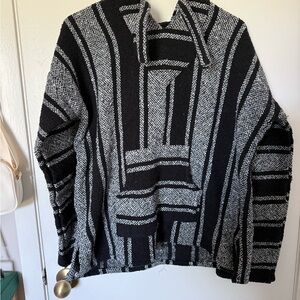 Black and White Striped Sweater